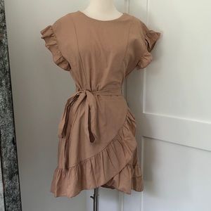 Mini wrap dress